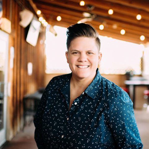 Stef Simmons, owner of Sam's Saloon